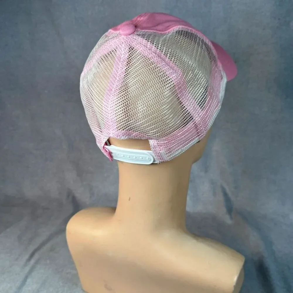 Yeti Coolers Hat Limited Edition Pink Adjustable Trucker Snap Back Mesh Cap